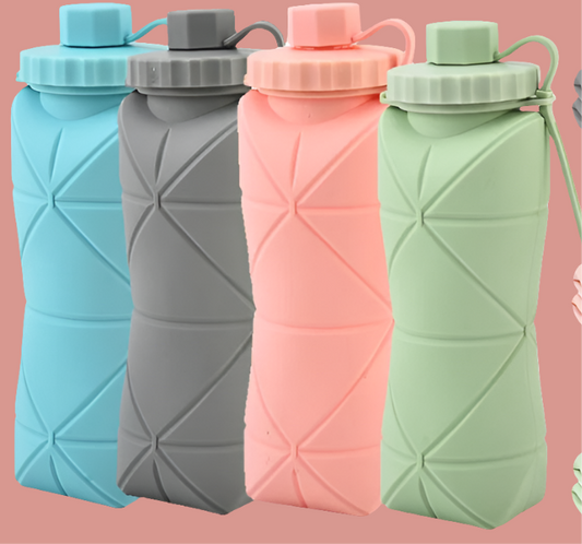 Collapsible Silicone Water Bottle