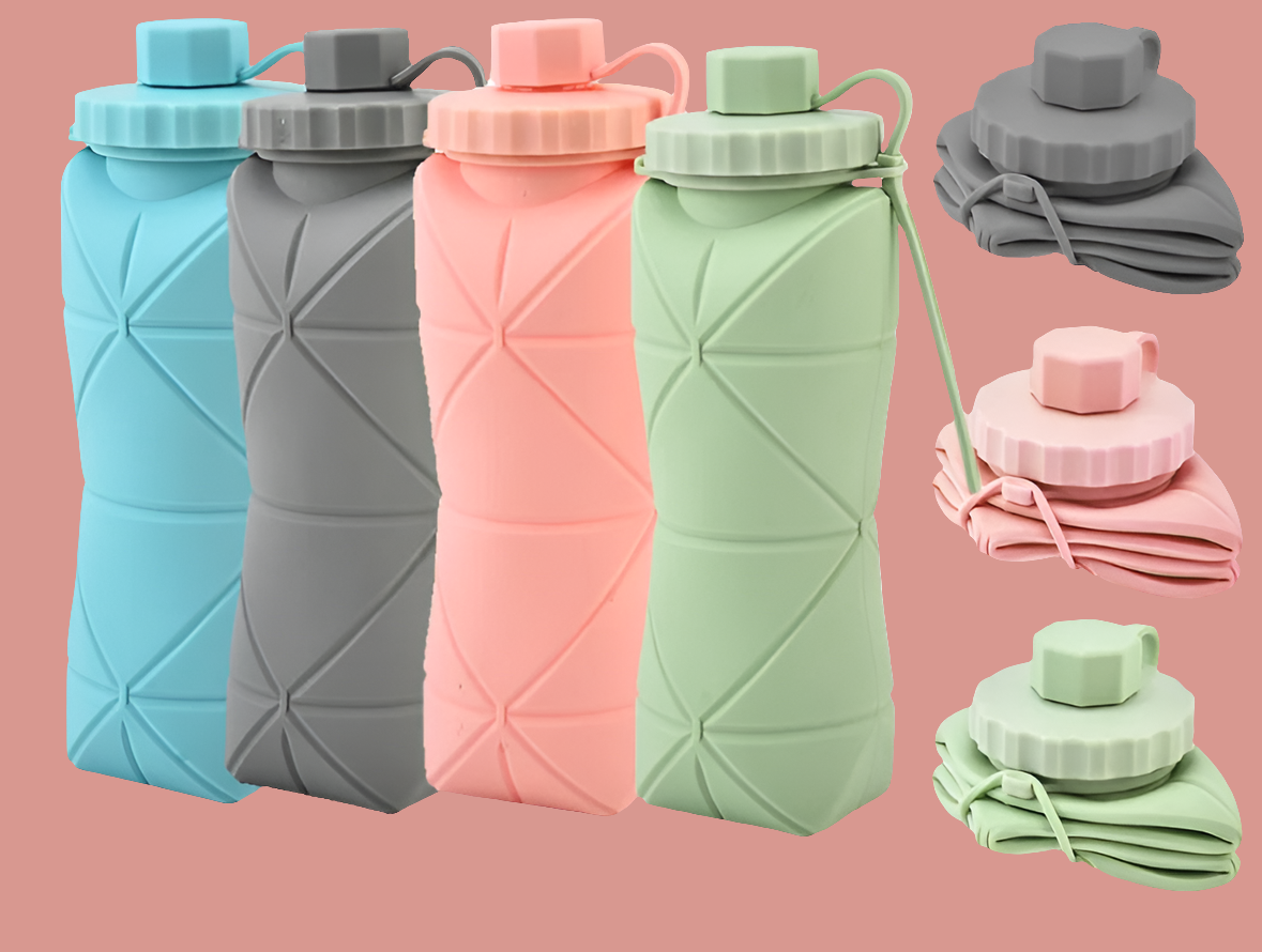 Collapsible Silicone Water Bottle