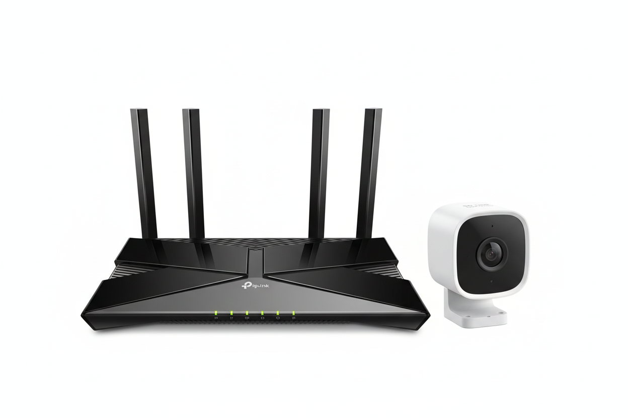 Connectivity & Security Bundle - TP-Link AX1500 Router and Tapo C100 Camera
