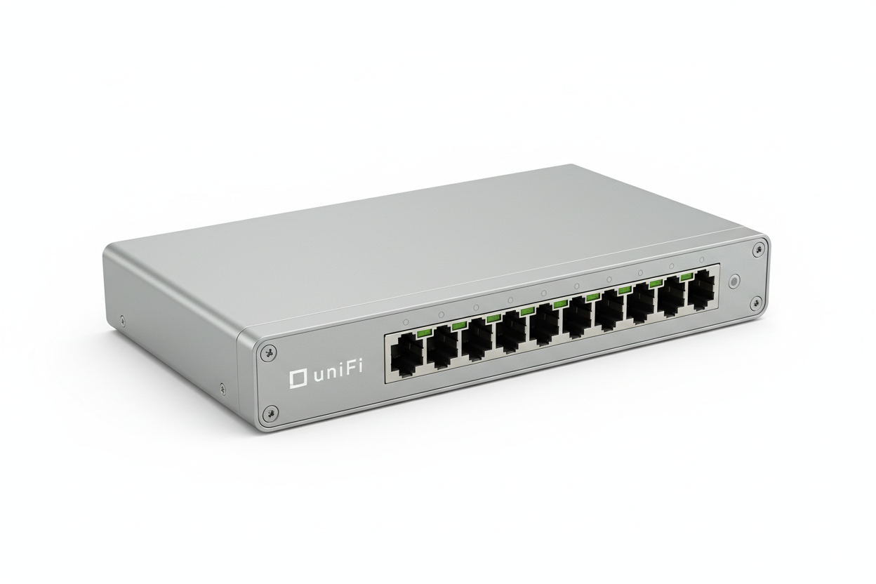 UniFi Switch 8 (8-Port Managed PoE Switch)