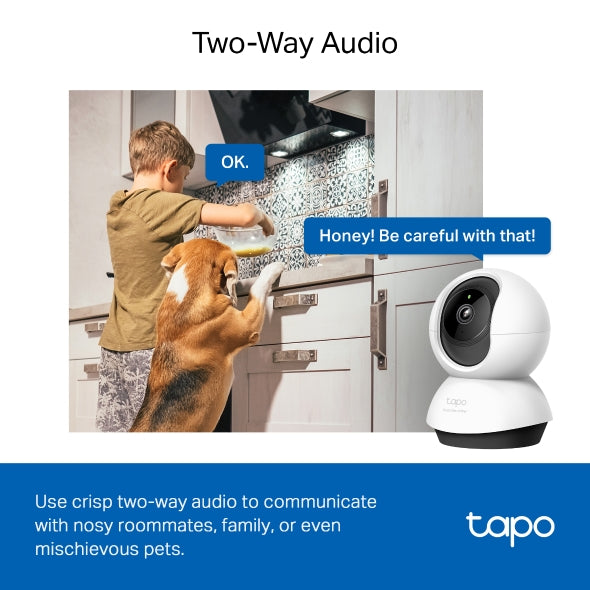 TP-Link Tapo C220 2K QHD Pan/Tilt AI Camera
