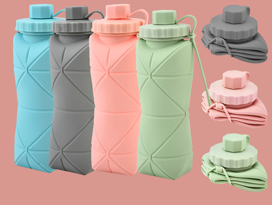 Collapsible Silicone Water Bottle