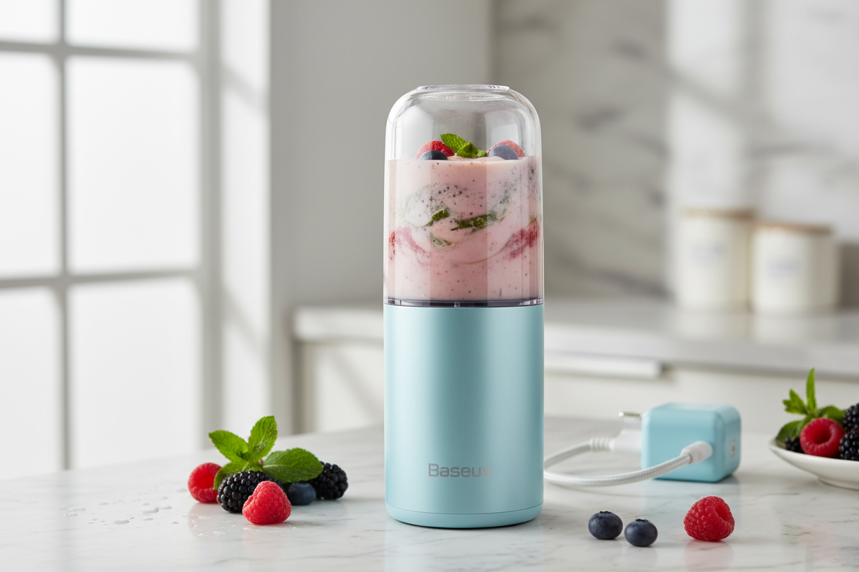 Baseus Portable Mini Blender (USB Rechargeable)