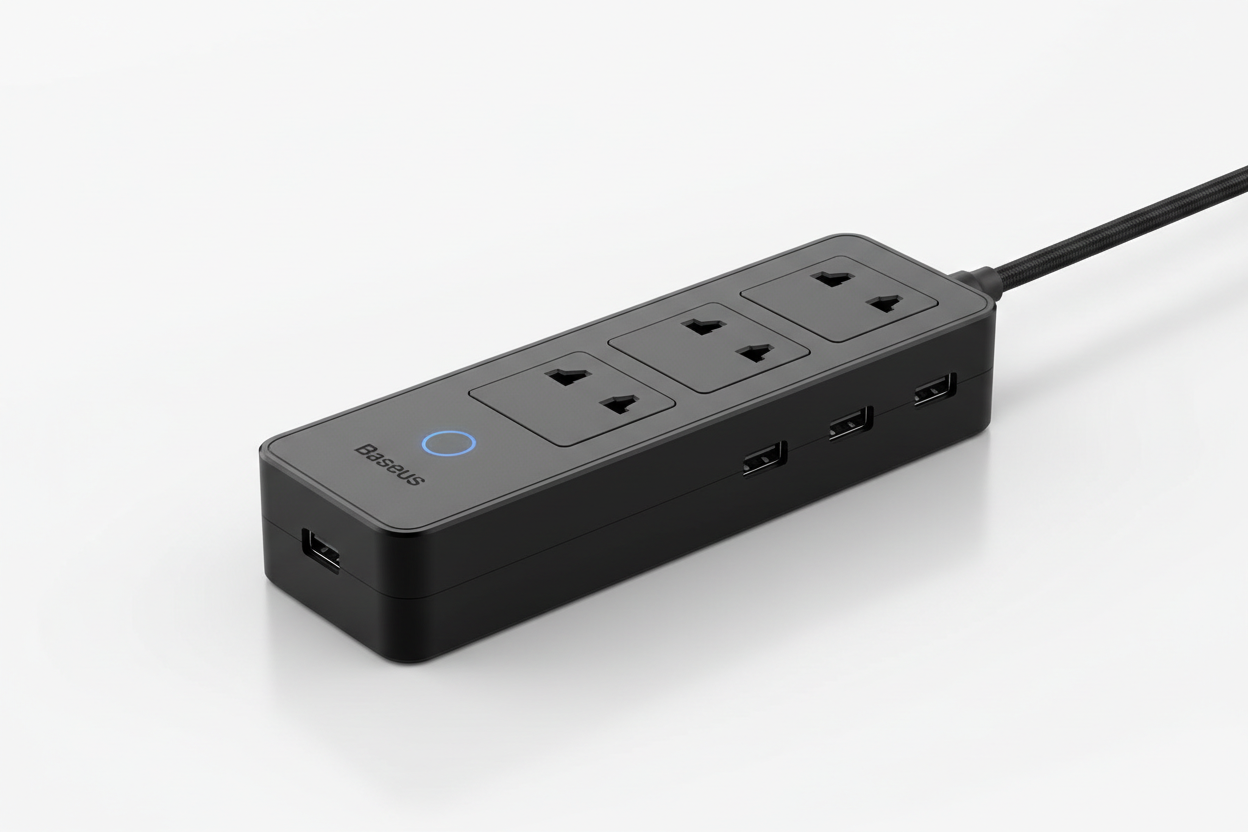 Baseus Smart Power Strip (USB-C Multiport Surge Protector)