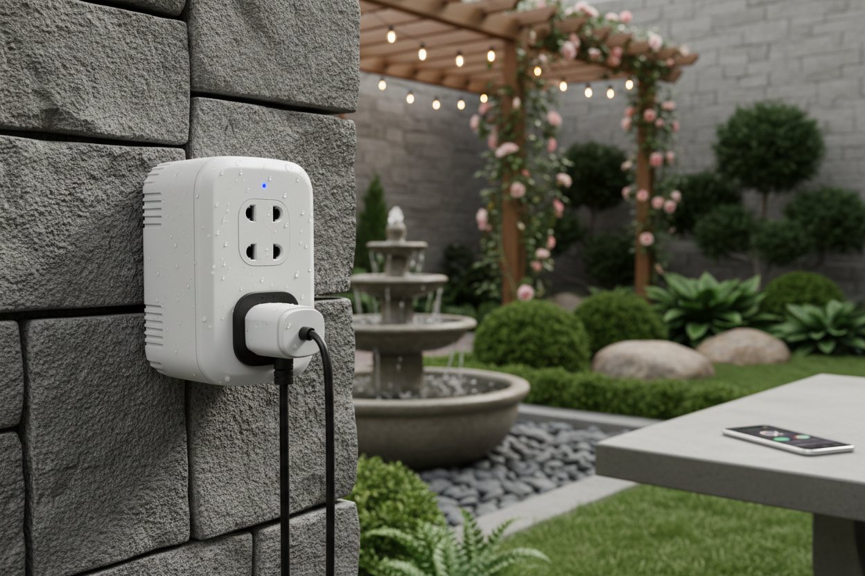 Control outdoor lighting, pumps, and seasonal equipment with the TP-Link Tapo Smart Outdoor Plug. IP64-rated weatherproofing handles rain, humidity, and temperature fluctuations without degradation. Schedule automation via app or voice commands, monitor energy consumption in real time, and integrate seamlessly with existing smart home ecosystems. Dual outlets maximize flexibility for multiple devices. Overload protection and surge suppression safeguard connected equipment. Essential for garden irrigation, p
