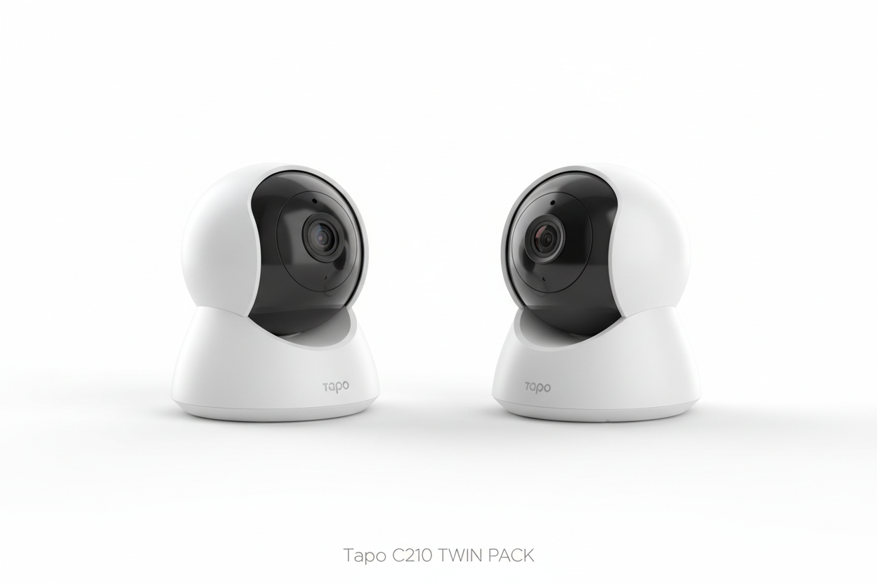 Tapo C210 3MP Indoor (Pan/Tilt) Twin Pack