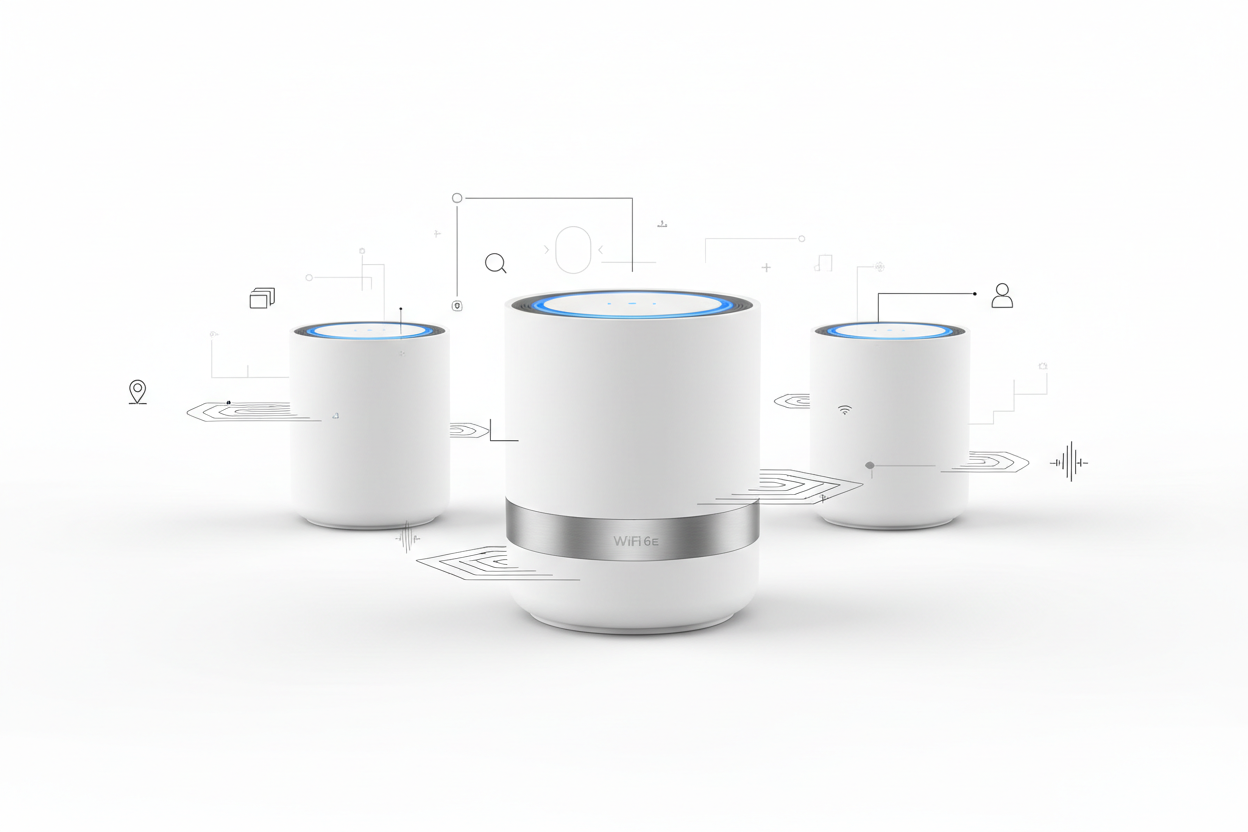 The Deco M5 mesh system delivers seamless whole-home coverage with reliable dual-band performance, while the Wi-Fi 6E node future-proofs your network with next-generation speeds and reduced latency. Together, they eliminate dead zones across larger properties and handle multiple connected devices without performance degradation. Ideal for streaming, gaming, and smart home ecosystems that demand consistent, high-speed connectivity throughout your residence.

.