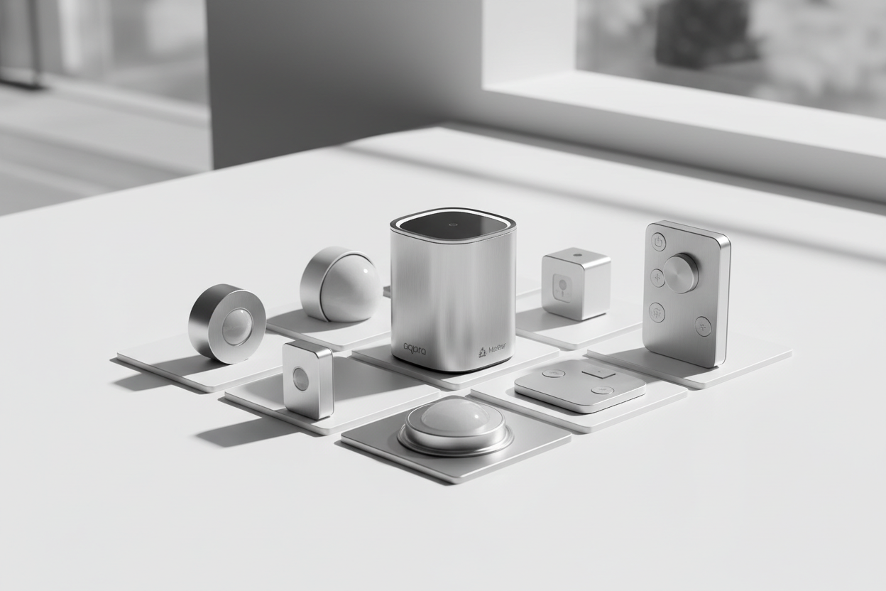 The Smart Home Foundation Pack delivers everything needed to establish a robust, future-proof smart home ecosystem. Built around Aqara's Matter-compatible devices, this curated collection ensures seamless interoperability across platforms and eliminates vendor lock-in concerns. Each component integrates effortlessly with existing smart home setups while maintaining the reliability and responsiveness that premium automation demands. Ideal for those prioritizing stability and long-term scalability over comple