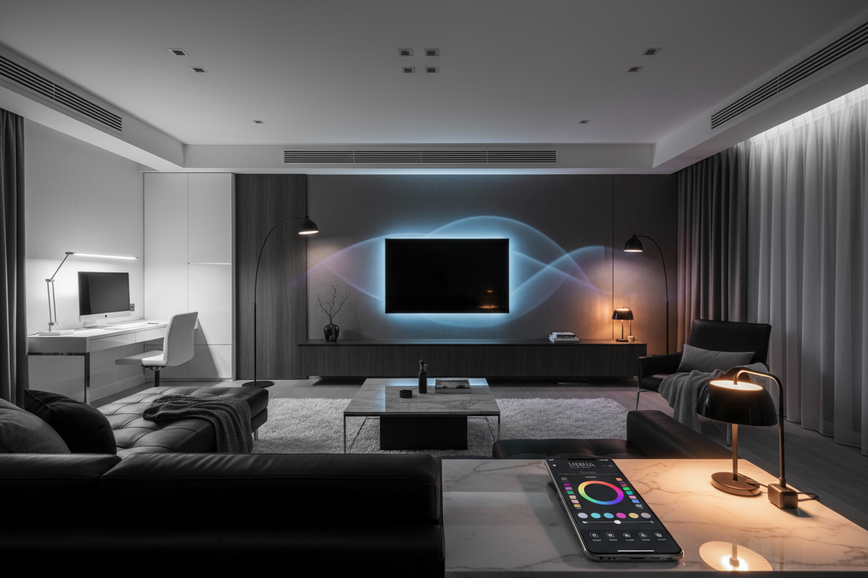 Transform an entire room into an intelligent, responsive environment with this comprehensive lighting and automation solution. The pack combines tunable RGB bulbs for mood and task lighting with smart plugs that extend control to existing fixtures and appliances. Synchronized scheduling and scene creation allow you to establish lighting routines that adapt throughout the day—energizing mornings, supporting focused work, and facilitating relaxation. Voice integration and app-based management provide intuitiv